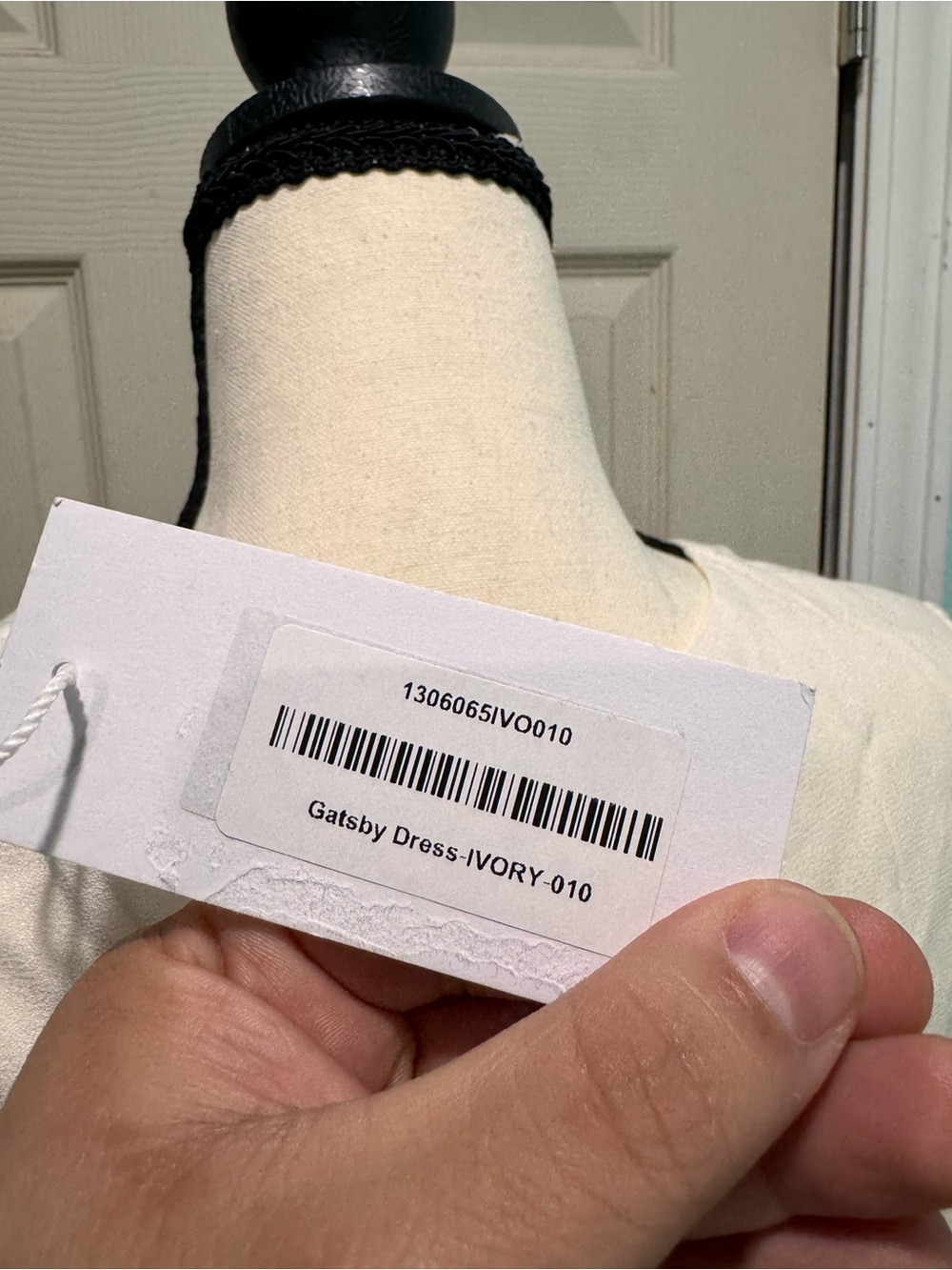 Reformation Gatsby Dress Maxi Ivory NWT - Picture 8 of 8